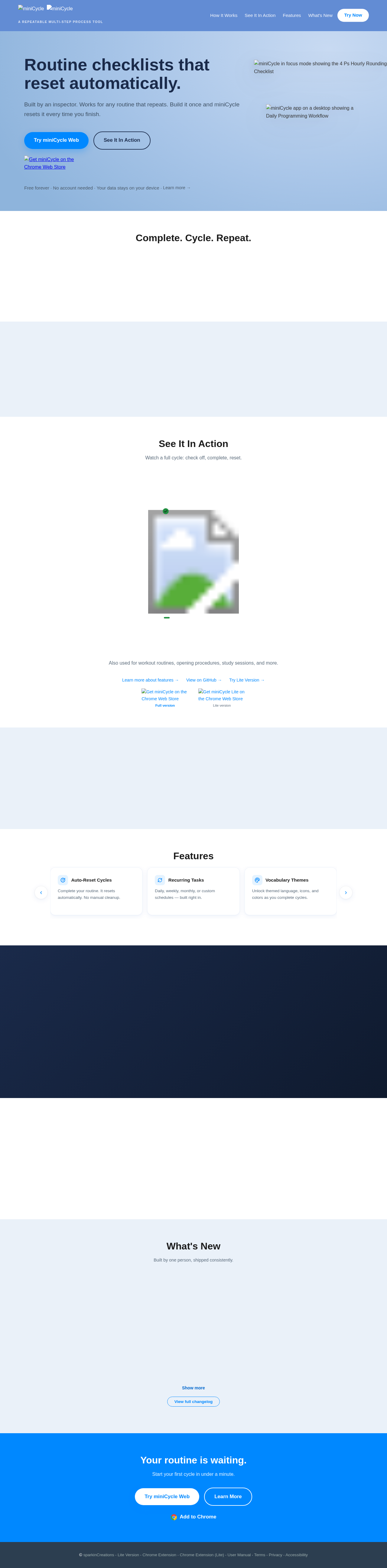 Screenshot of the page where “A call-to-action points nowhere” was found